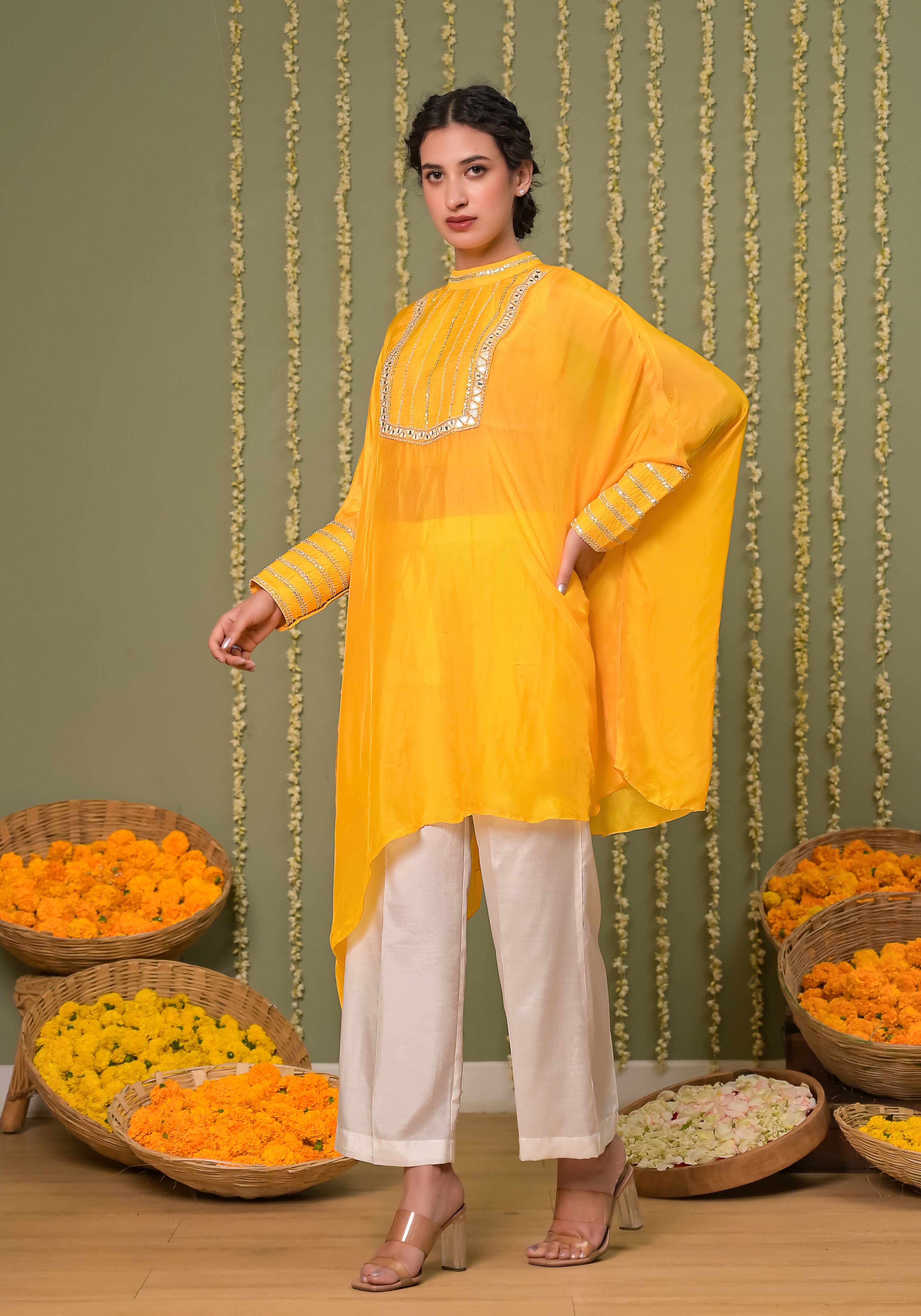 Amiya Kaftan Set-3Pcs