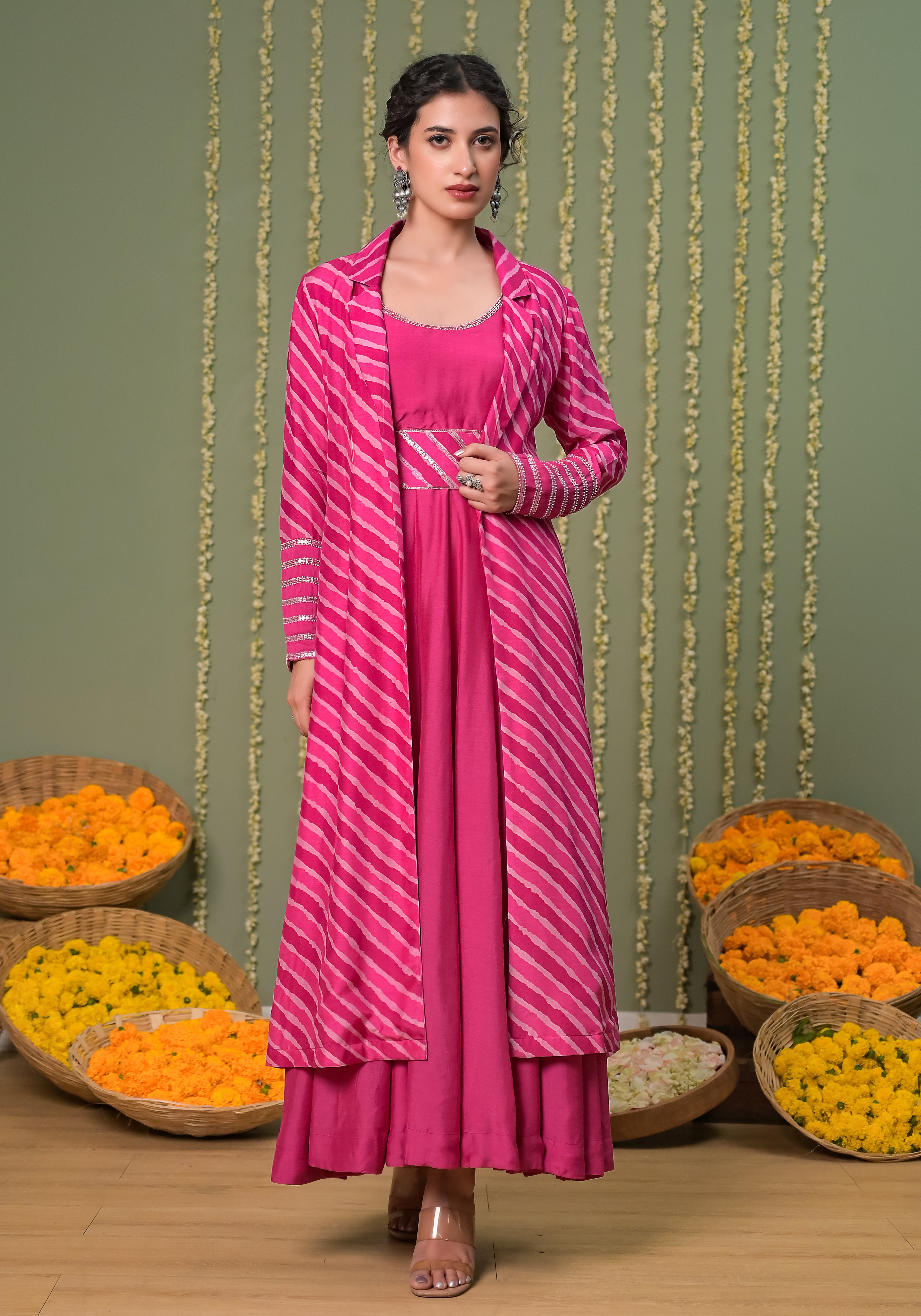 Cotton Long Jacket Dress - Manufacturer Exporter Supplier from Jaipur India