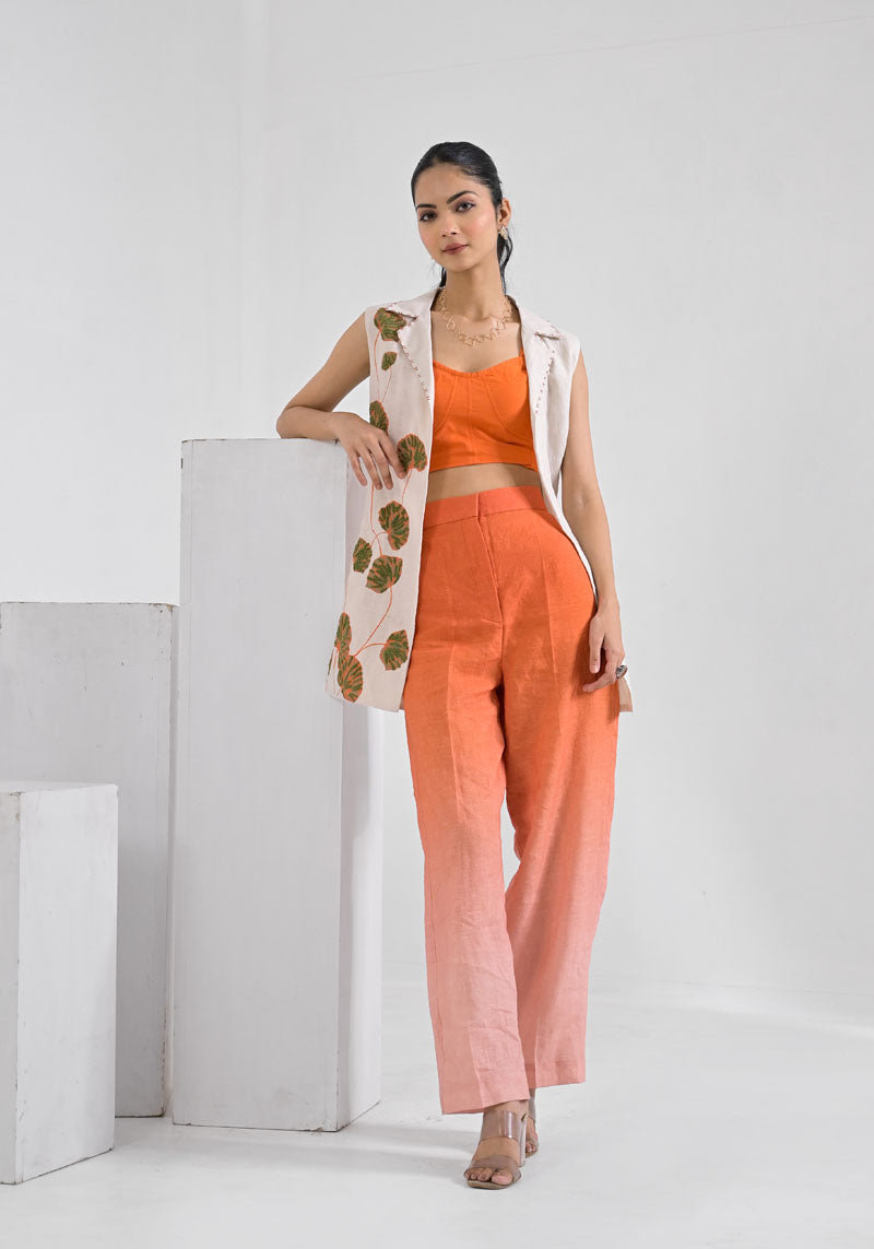 Breeze Orange Jacket  Set-3pcs