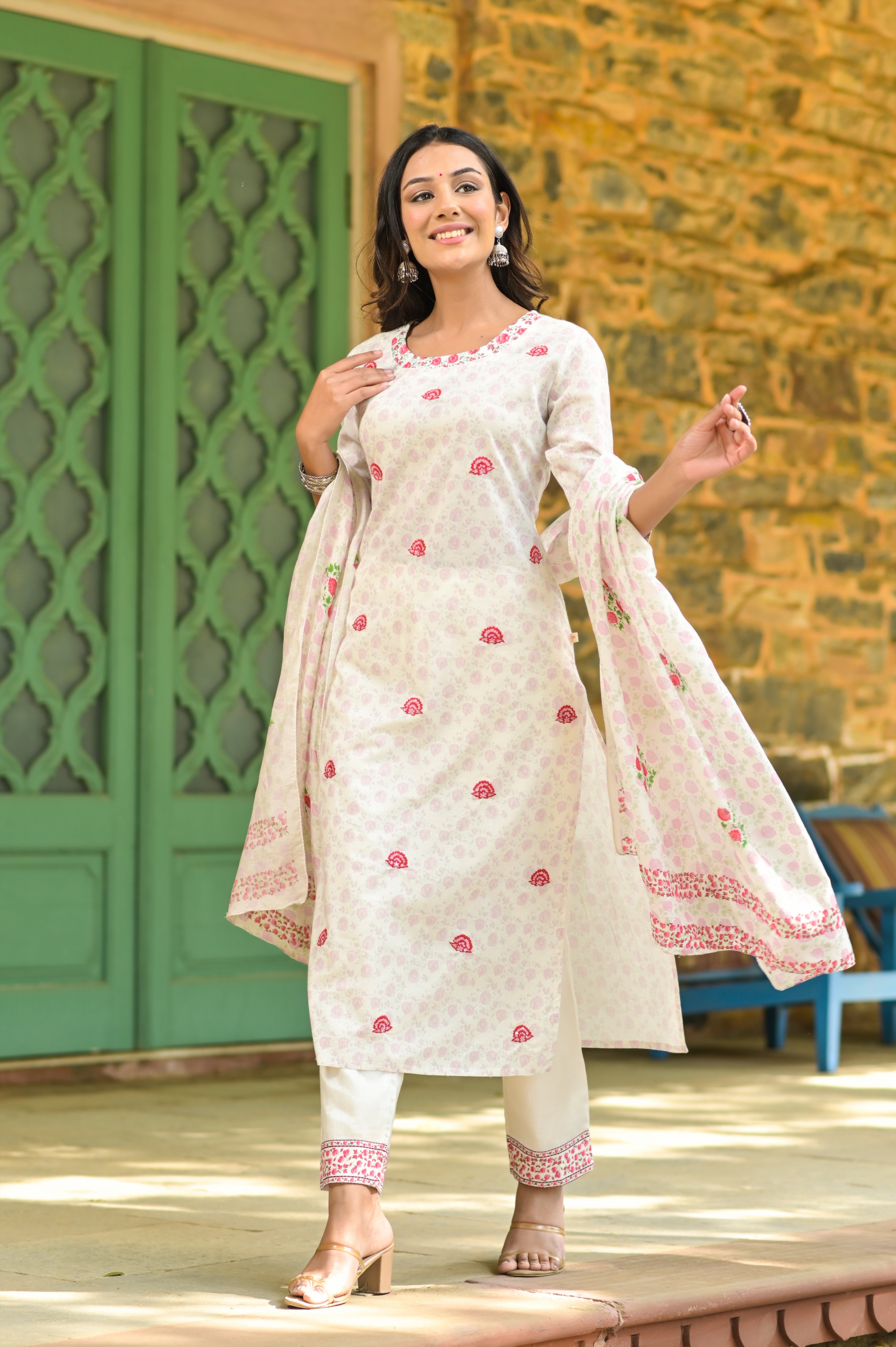 Embroidered Mughal Kurta