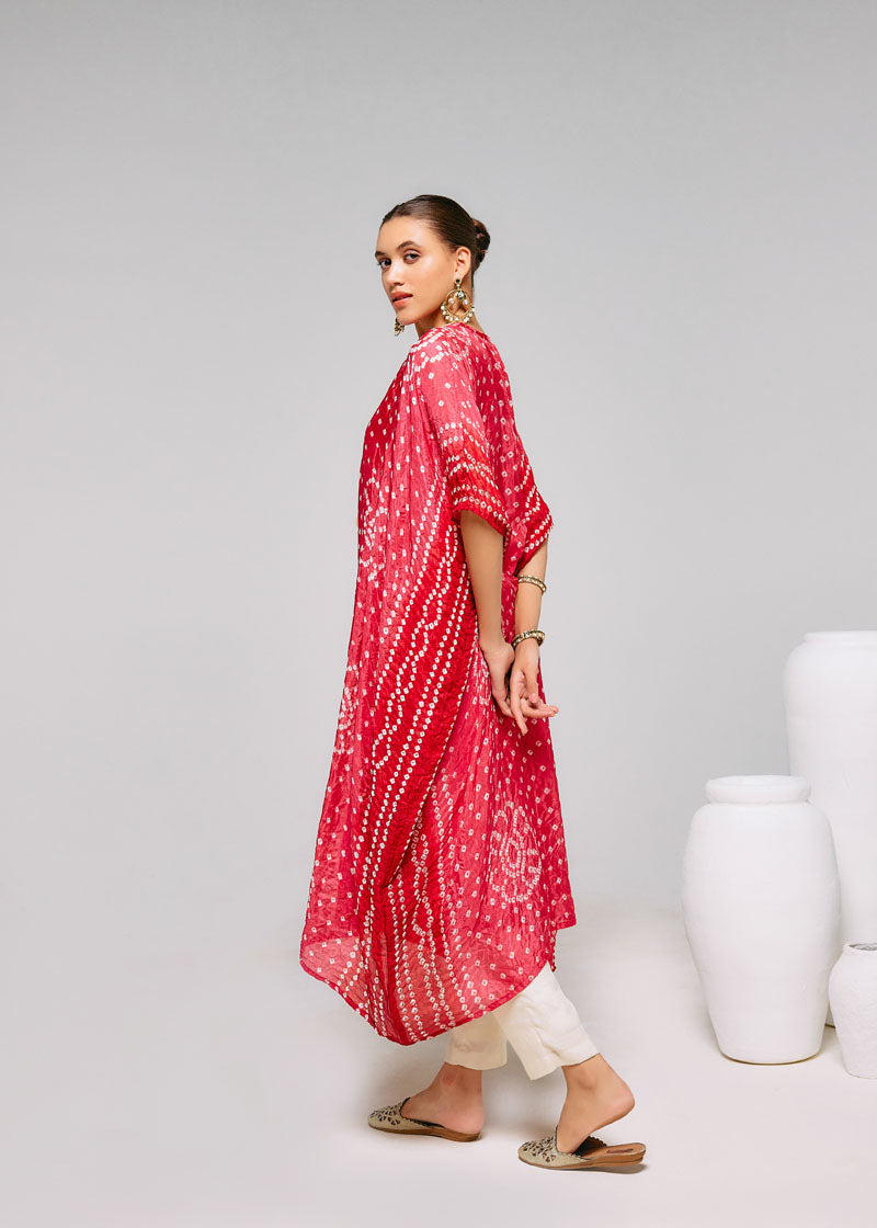 RED KAFTAN SET