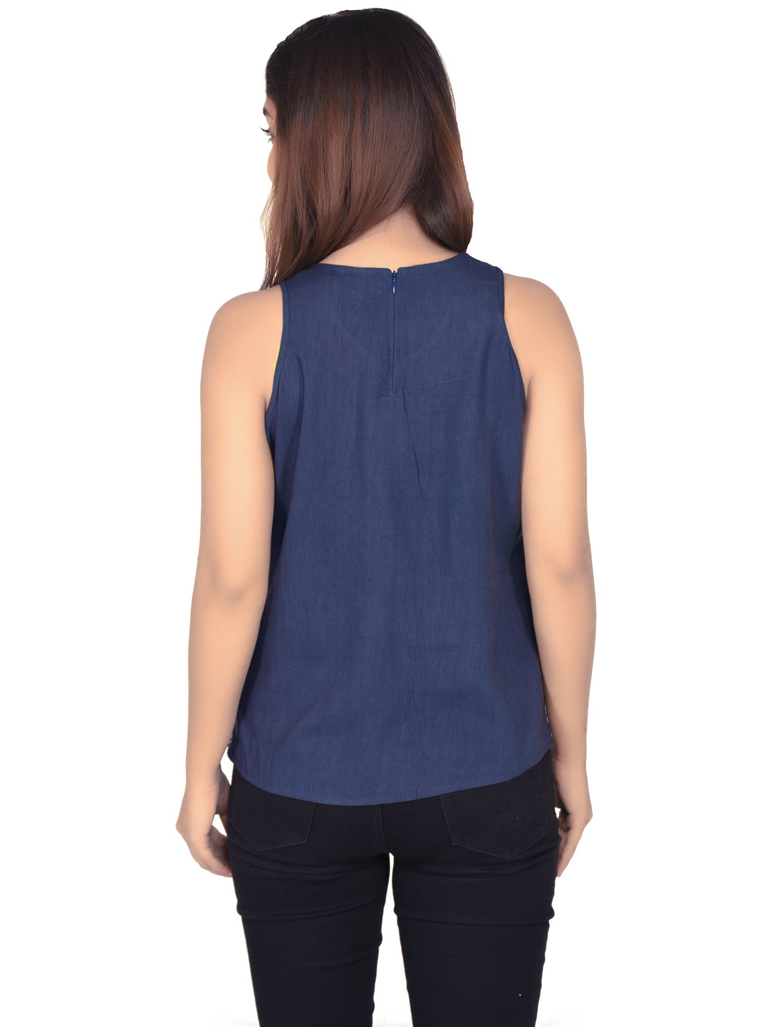 Ditsy Triangle top