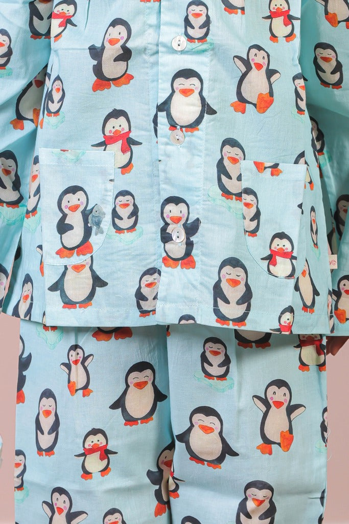 Penguin night suit set
